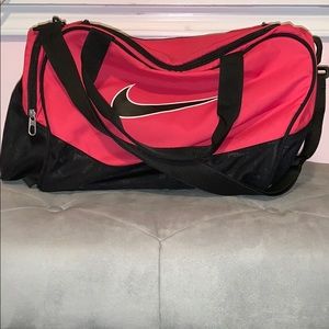 Pink Nike gym bag